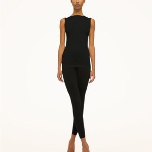Wolford Black Aurora Sleeveless Top